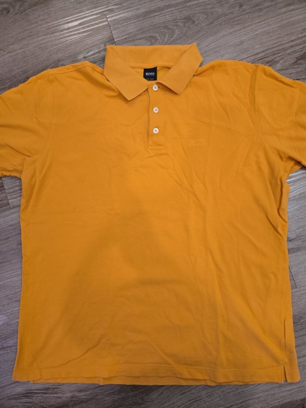 HUGO BOSS Men’s Orange Polo Shirt Size XL Regular Fit